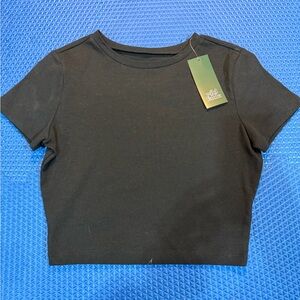 Target Black Crop Top